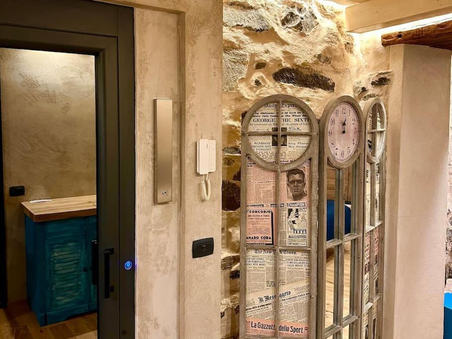 Romantic Home Stone With Amazing View Lake Of Como And Oleandra Laglio Exterior foto